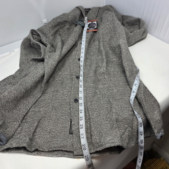 NWT Grayers Heritage Flannel Button Down Shirt Heavy Cotton Mens Size‎ 2XL Gray. - Picture 10 of 10